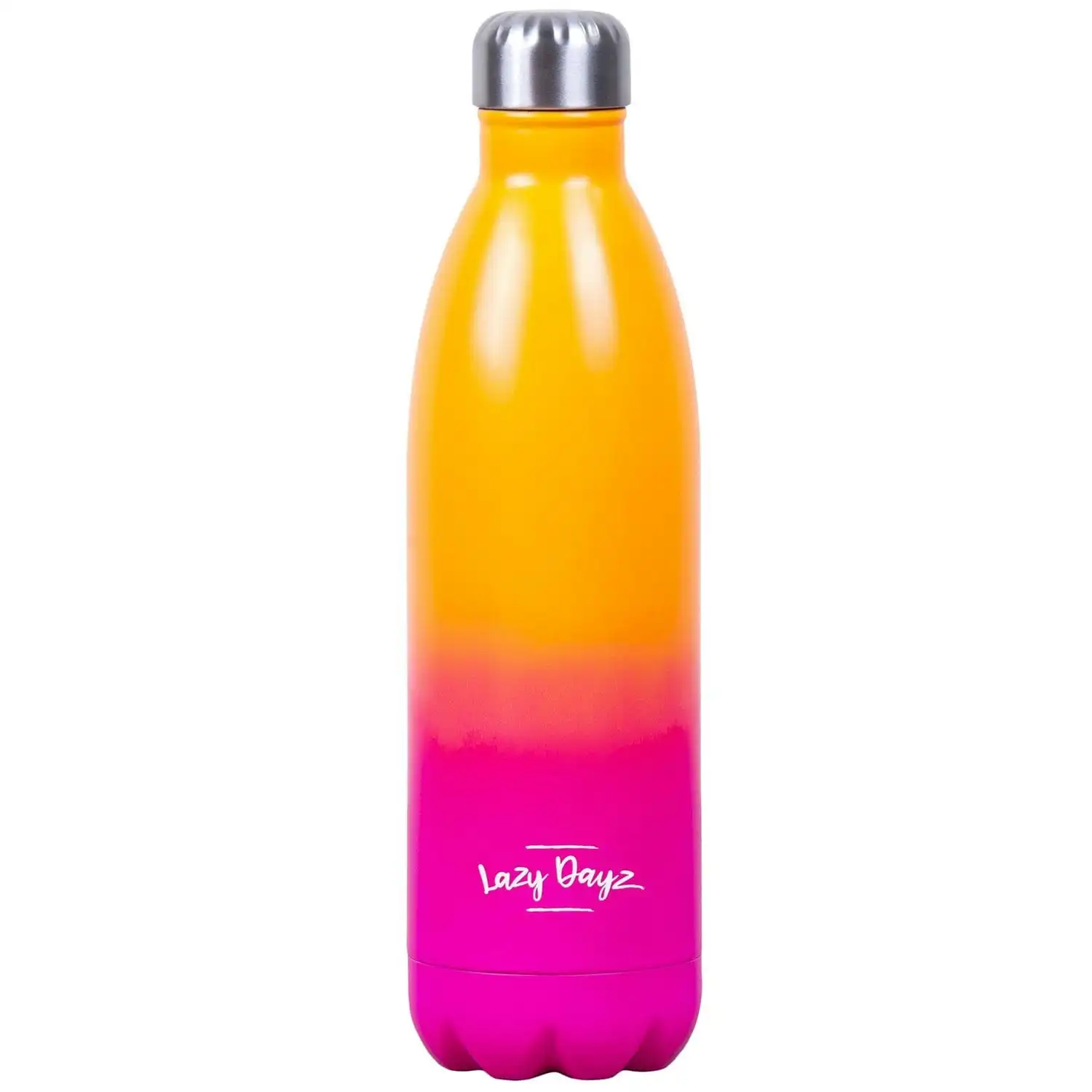 Lazy Dayz Jumbo Drink Bottle 1L - Orange Pink Ombre