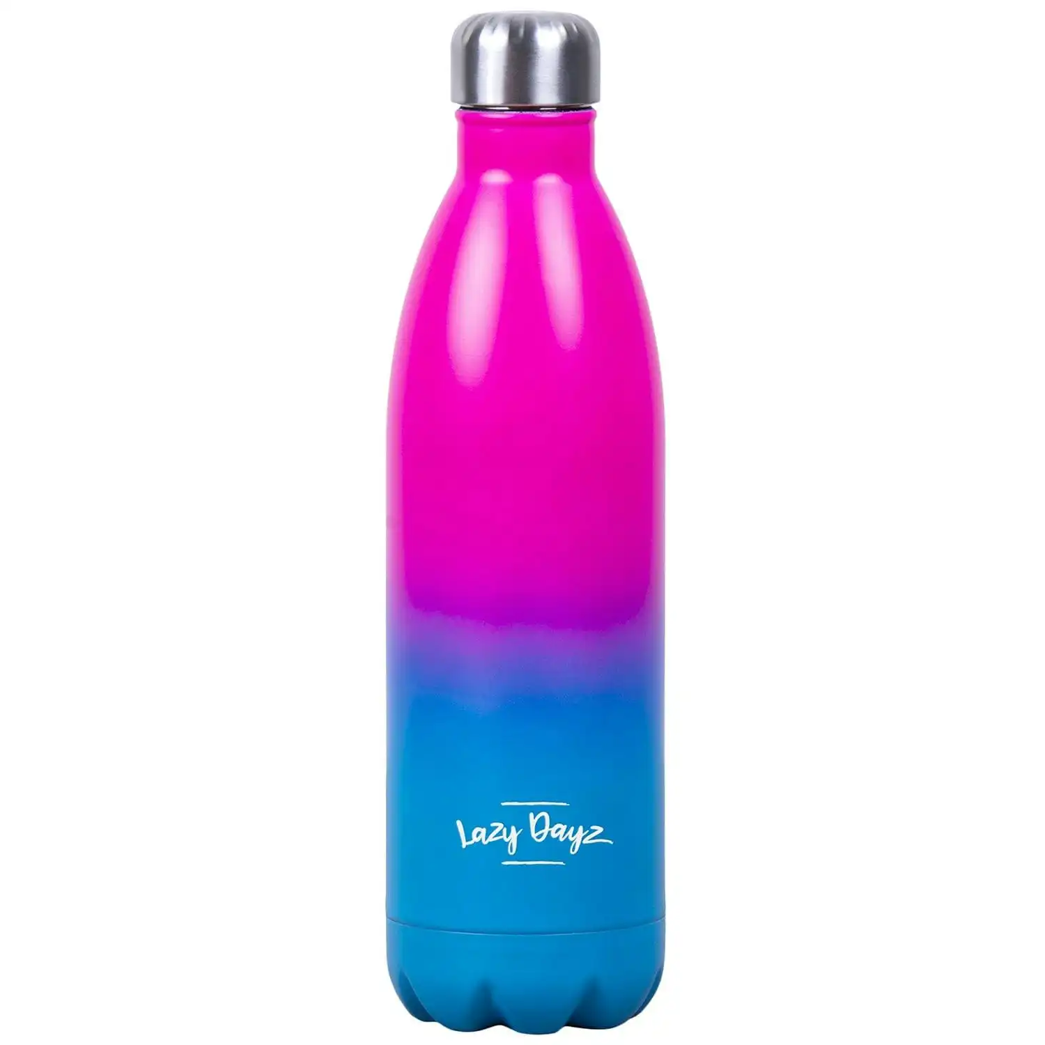 Lazy Dayz Jumbo Drink Bottle 1L - Pink Blue Ombre