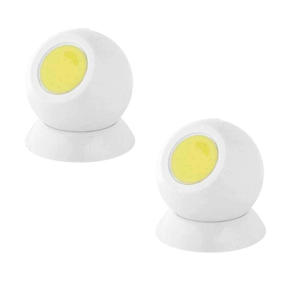 Brillar Wireless Swivel Ball LED Light 2 Pack