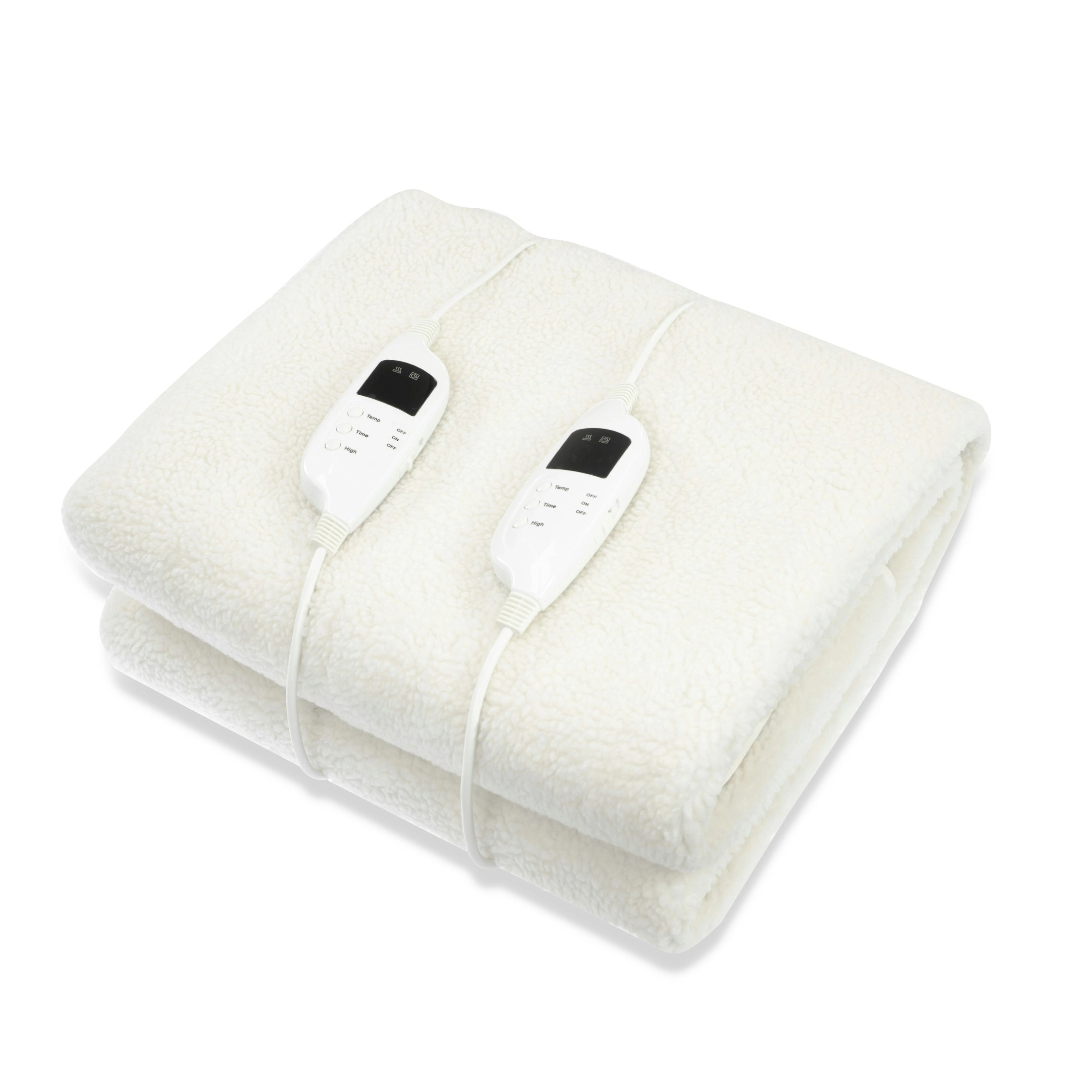 Laura Hill Fleece 9 Level Heated Settings Electric Blanket - King