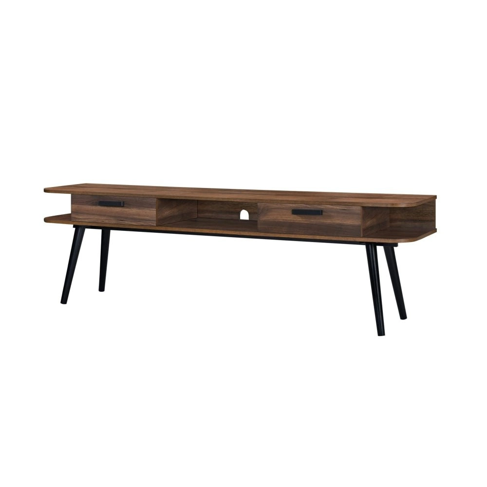 Damian TV Stand Entertainment Unit 180cm - Walnut