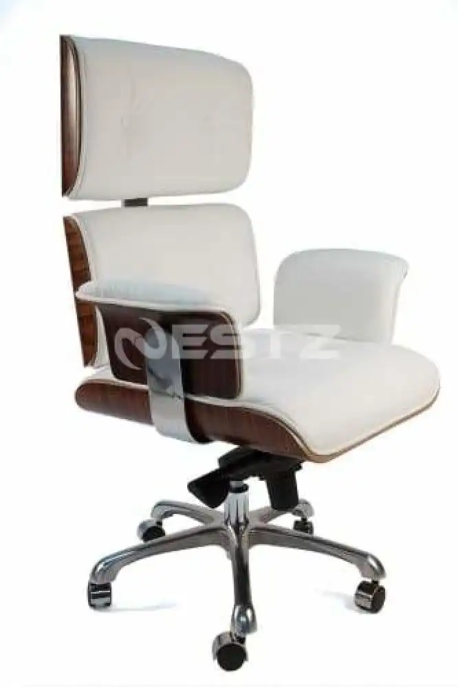 Eames Replica Executive Manager Luxury Office Work Chair Rose Wood - White