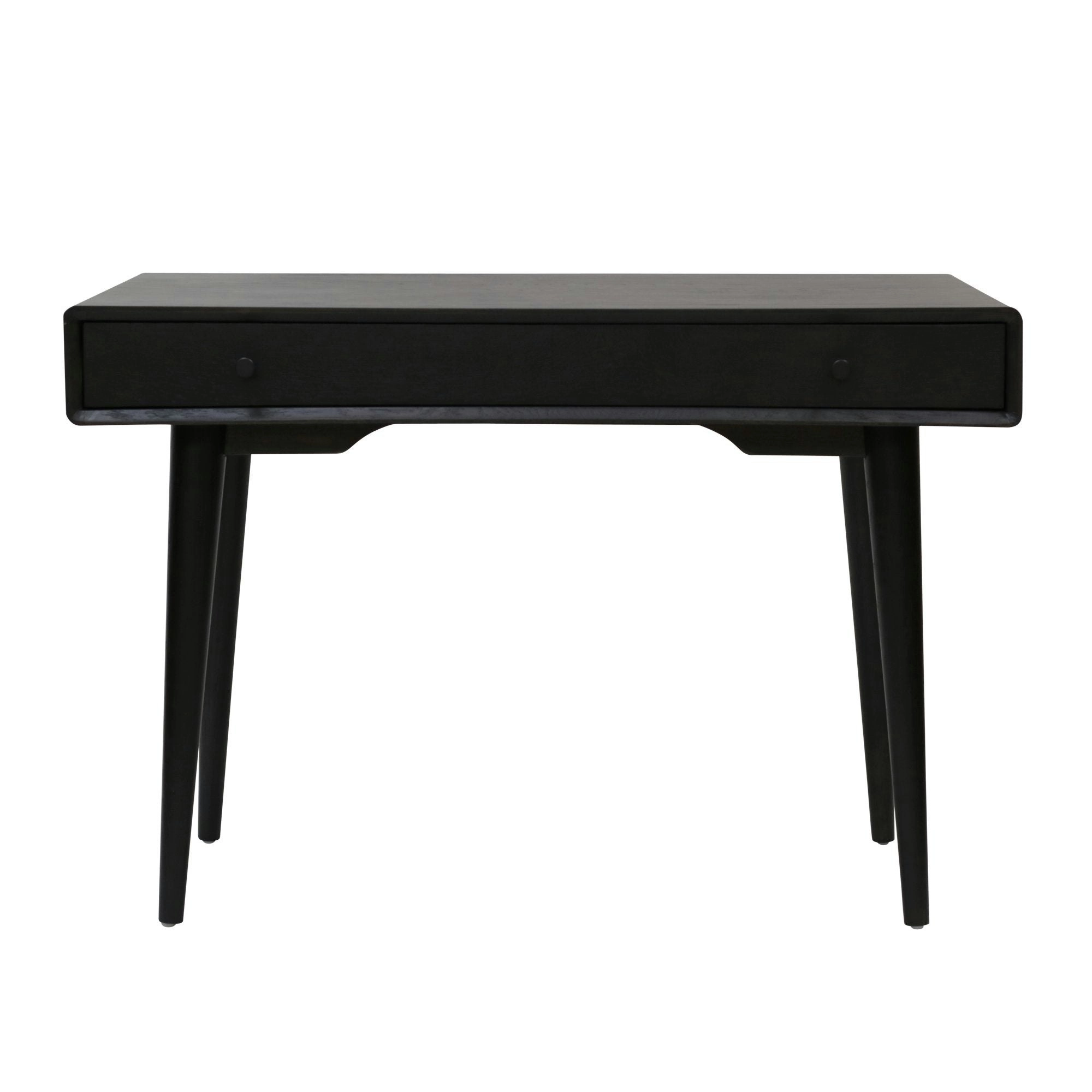 6IXTY Noche Wooden Writing Study Office Desk 110cm - Black