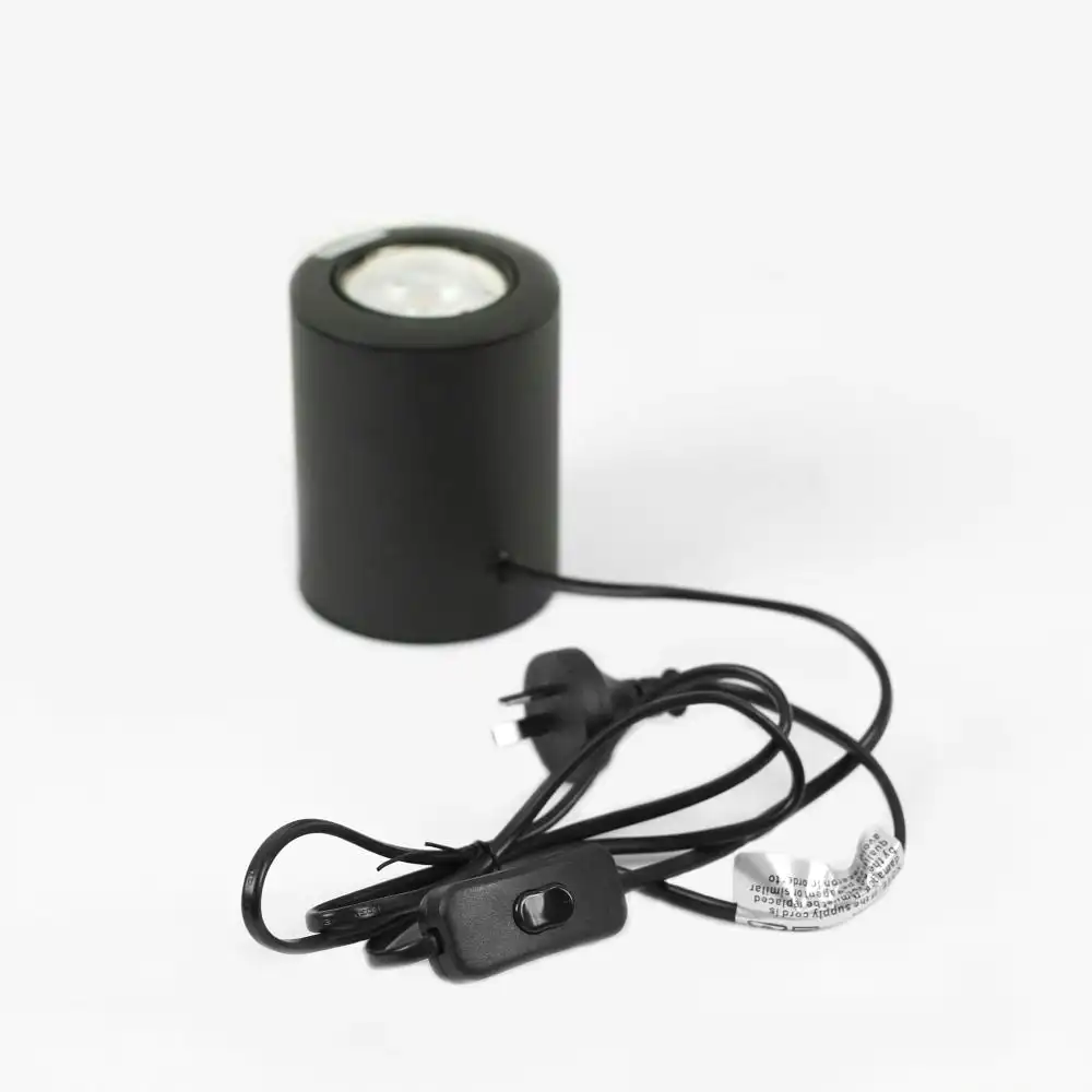 Warm Bright Table Light Minimalist Metal Lamp - Black