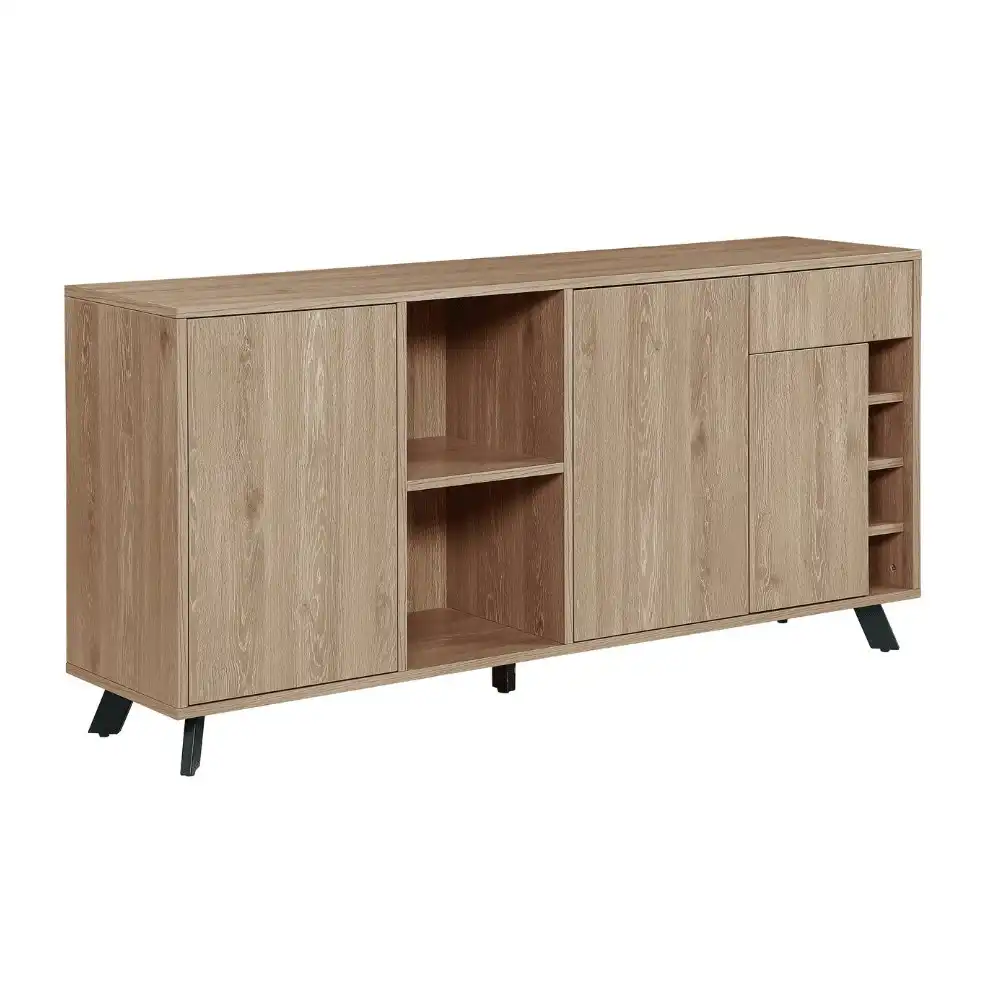 Lexy Wooden Buffet Unit Sideboard Storage Cabinet 180cm - Oak Sonoma