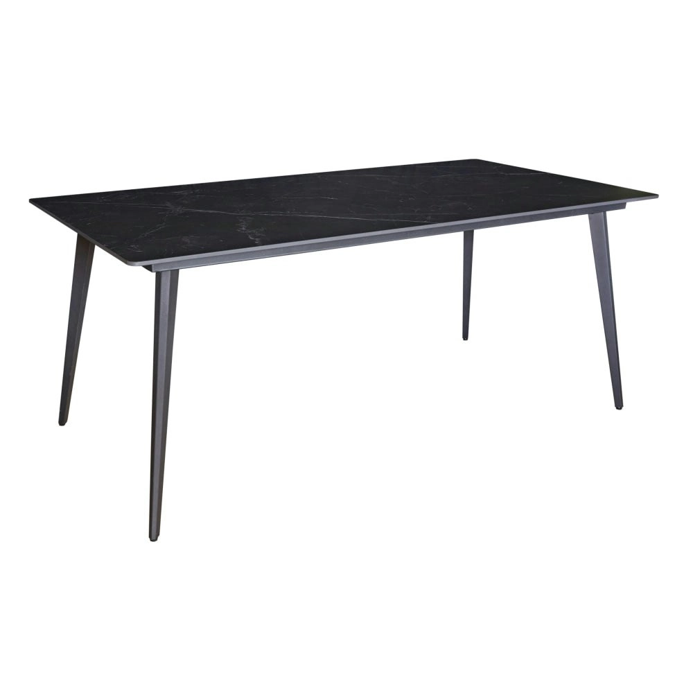 Raimon Furniture Cosmo Modern Ceramic Rectangular Kitchen Dining Table 180cm - Shakespeare Black