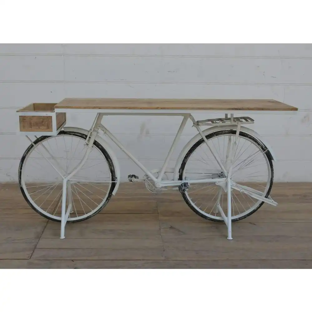 Vintage Rustic Bicycle Design Bar Kitchen Table