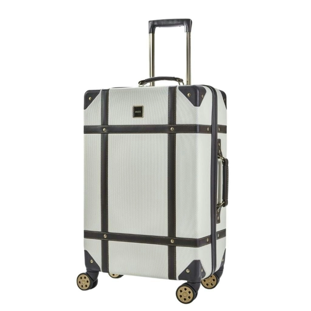 Rock Vintage 67cm Medium Hardsided Luggage - Cream