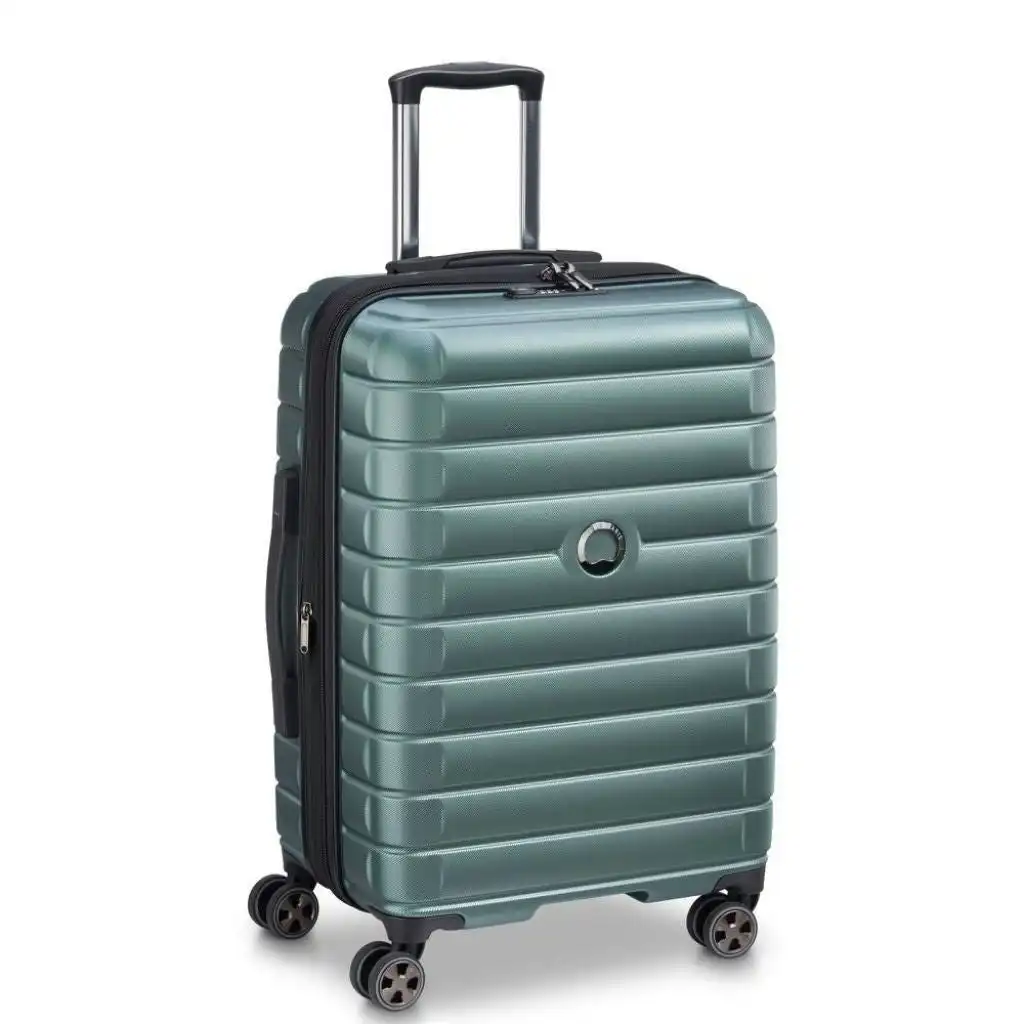 DELSEY Shadow 66cm Expandable Medium Luggage - Green