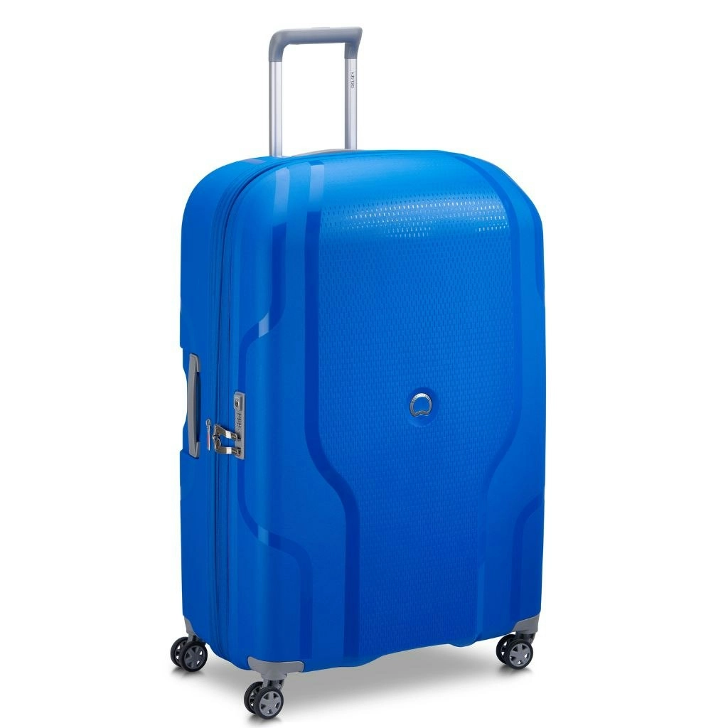 DELSEY Clavel 83cm Large Hardsided Spinner Luggage - Klein Blue