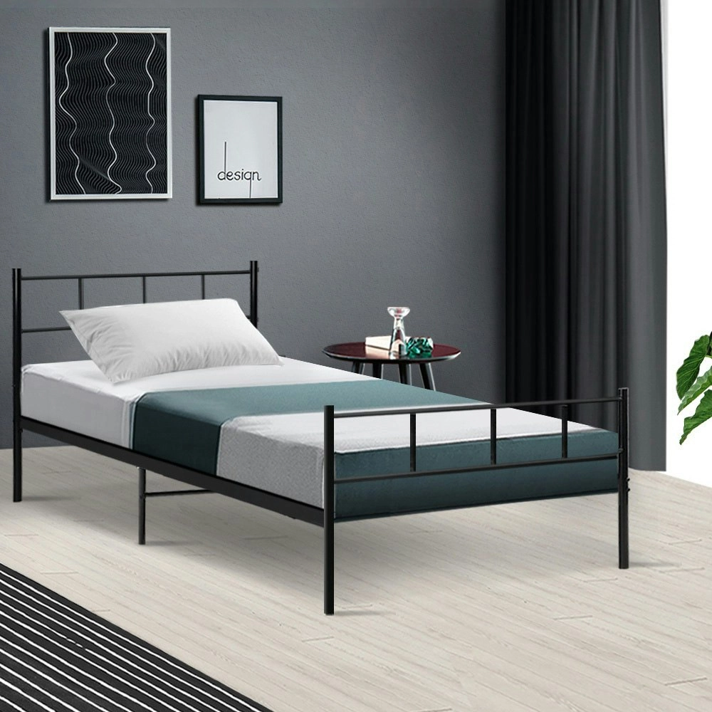 Artiss Bed Frame Single Metal Bed Frames SOL