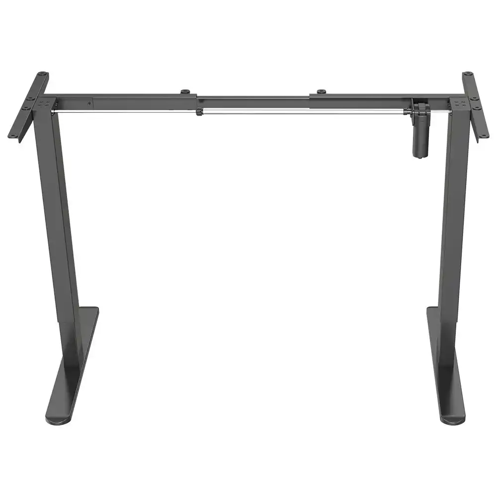 Fortia Sit/Stand Desk Frame, 58 x 90-135cm, 72-118cm Height Adjustable, 70kg Load, Black