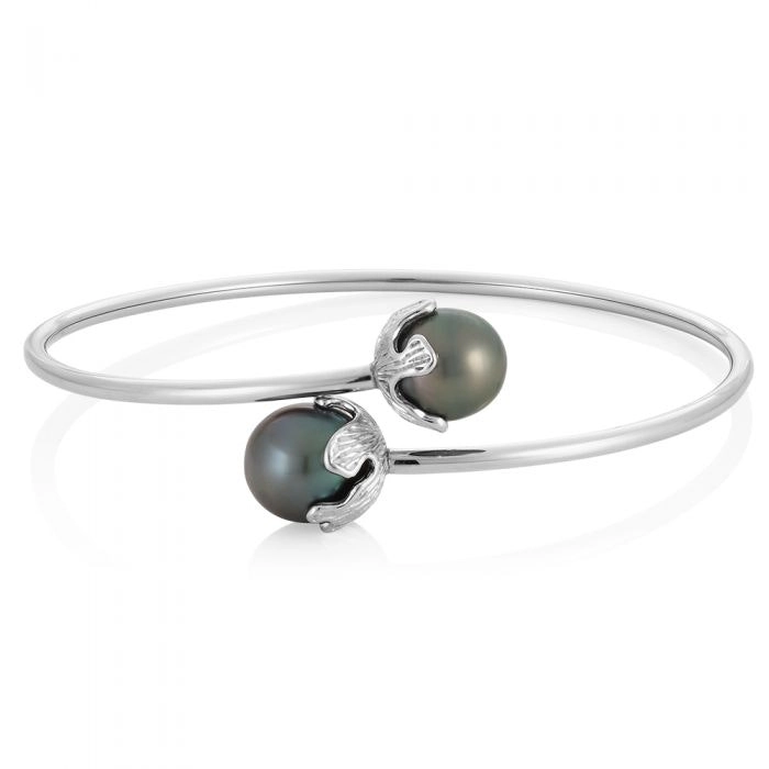 Tahitian 9-10mm Pearl Bangle 60mm diameter