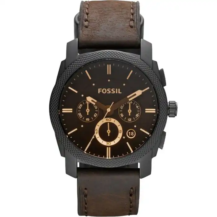 Fossil FS4656 Machine CMulti-Function  Brown Leather