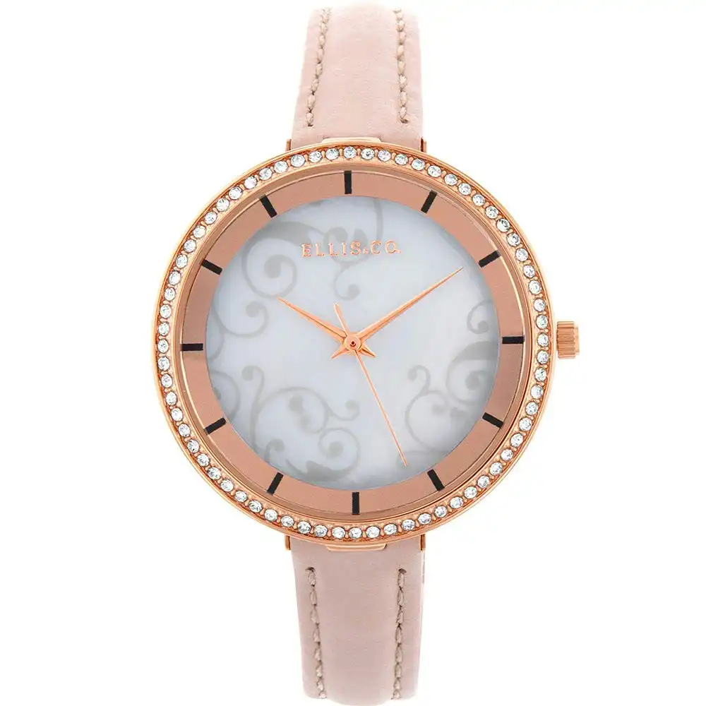 Ellis & Co Dahlia Nude Leather Womens Watch