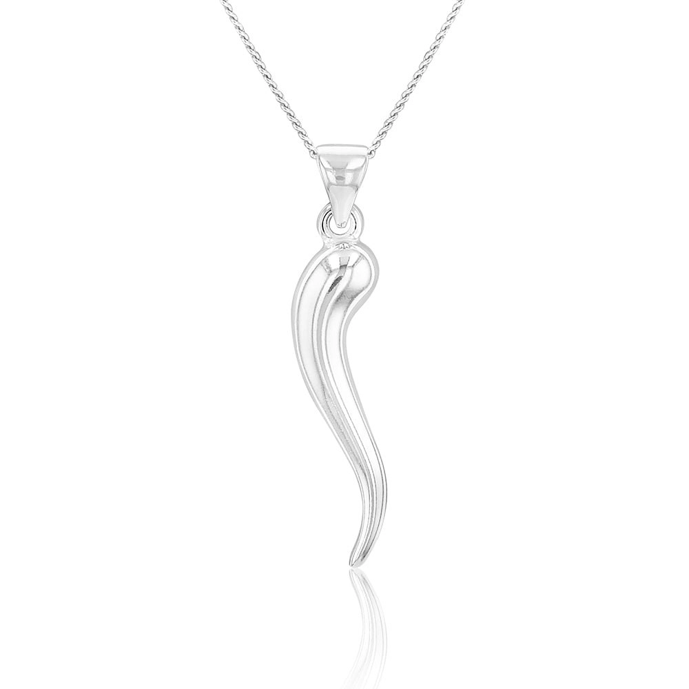 Sterling Silver Horn of Plenty Pendant