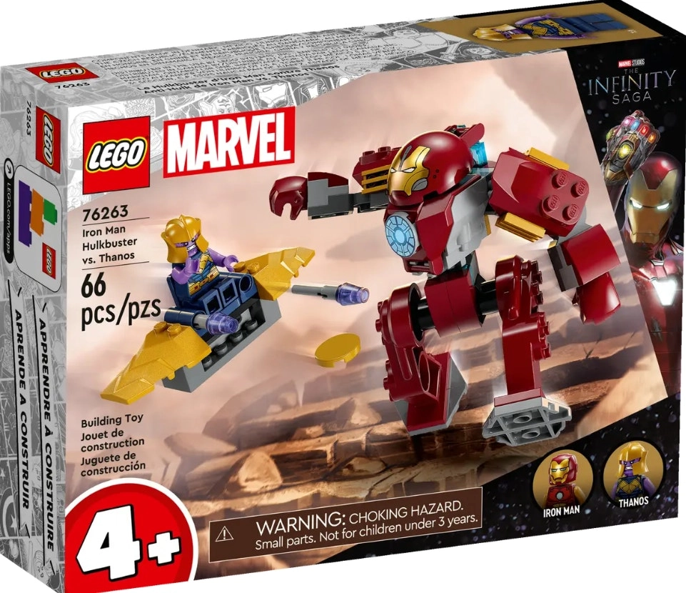 LEGO Marvel Iron Man Hulkbuster vs. Thanos 76263