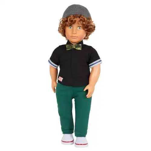 Our Generation 46cm Boy Doll with Beanie & Bowtie Outfit - Lorenz