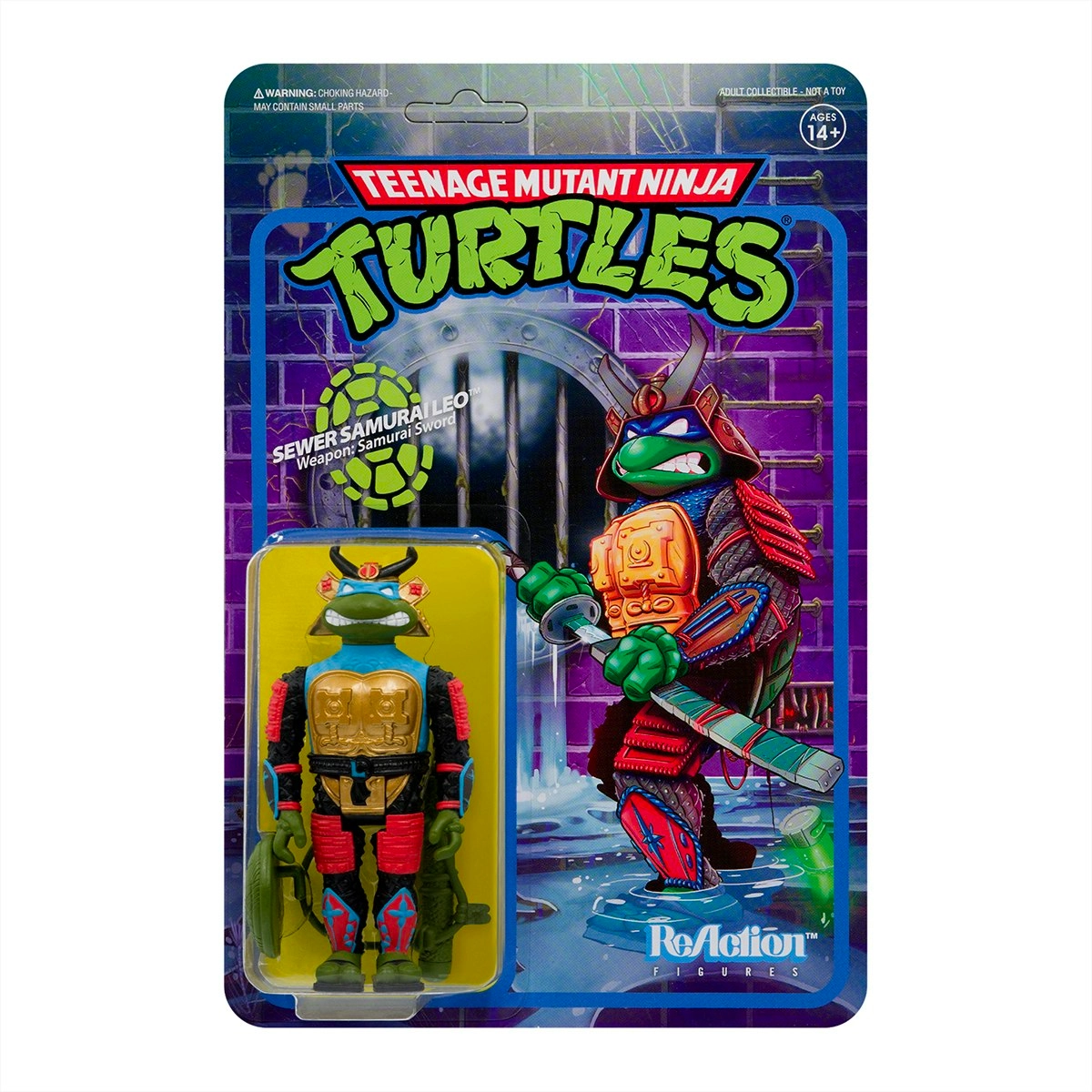 Teenage Mutant Ninja Turtles ReAction Figures Wave 3Samurai Leonardo