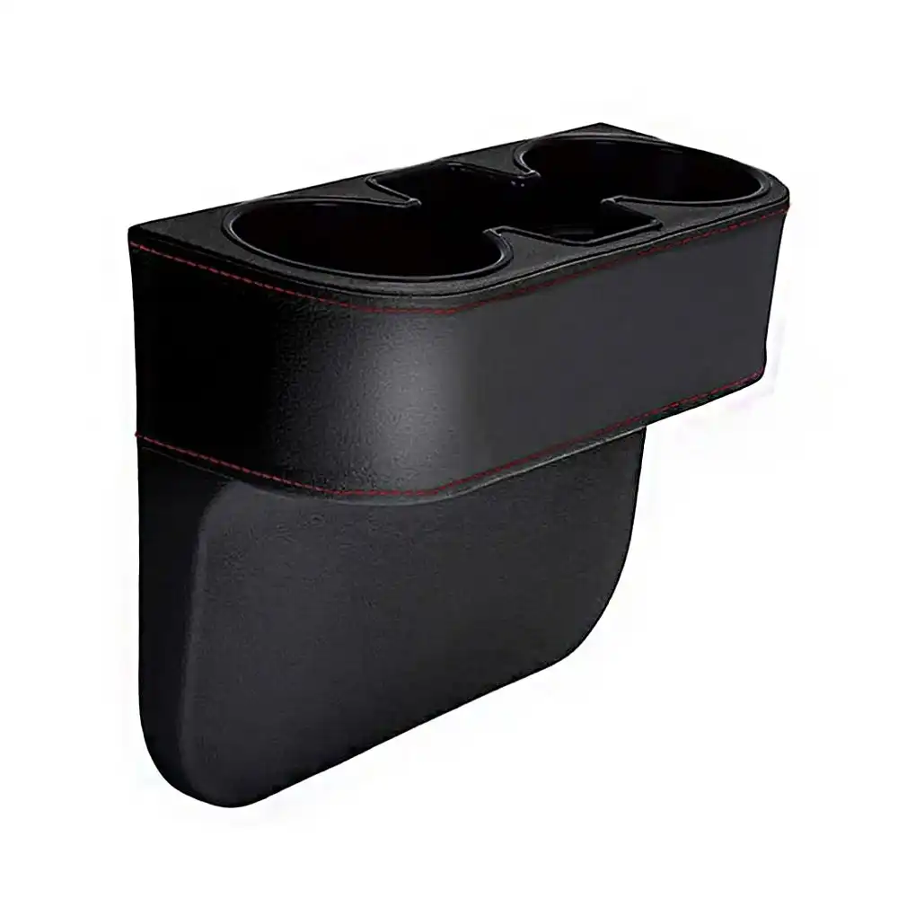 Leather Car Seat Organizer Car Seat Gap Filler Seat Storage Rack Car Accessories