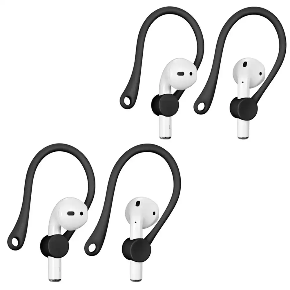 Two Pairs of Mini Anti-Fall Bluetooth Headset Ear Hooks for Air-Pods 1/2/3