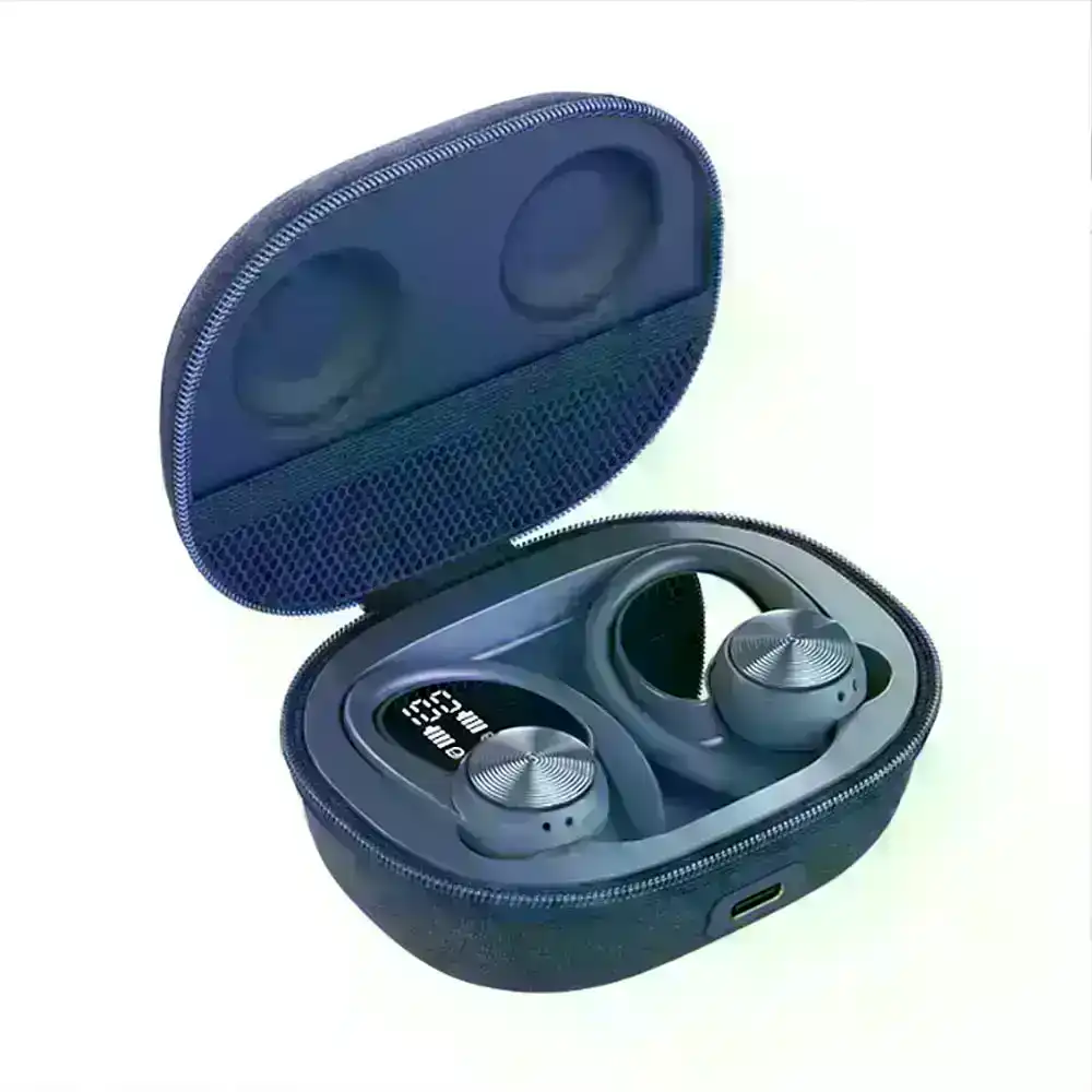 Wireless Sports Ear-mounted Bluetooth Headset With Power Display