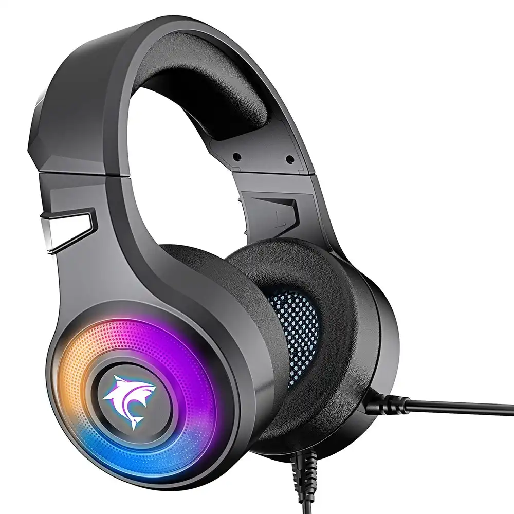7.1 Gaming Headset with Mic & LED Light Noise Cancelling Over Ear Headphones
