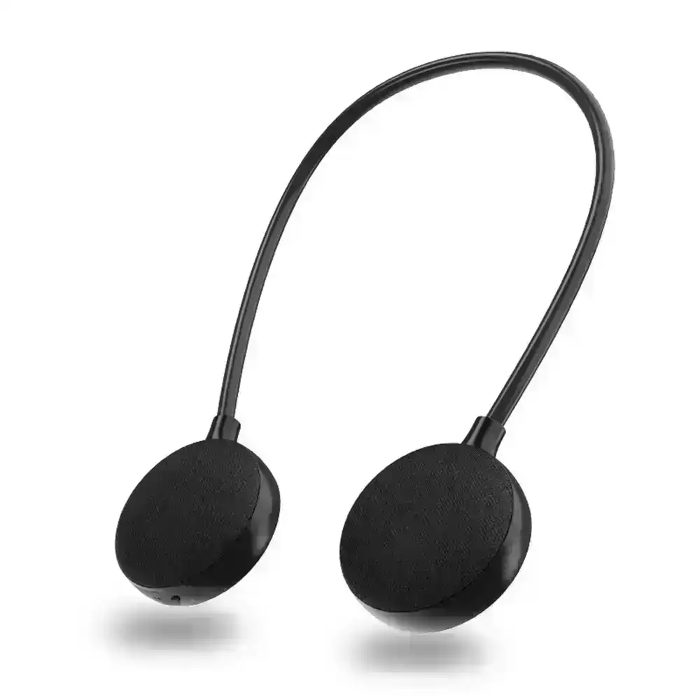 Hanging Neck Bluetooth Speaker Fabric Wireless Audio Stereo Music Player