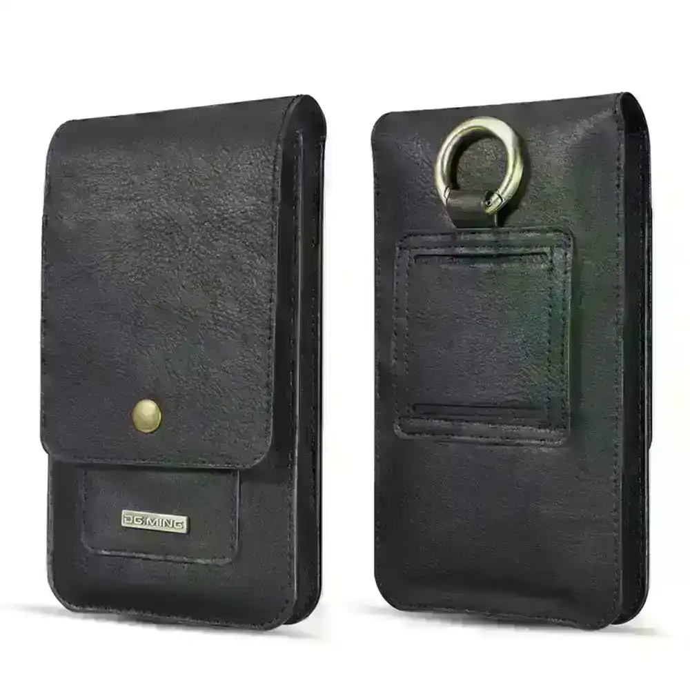 6.5 inch Leather Holster Case Belt Mobile Phone Pouch for Samsung and iphone