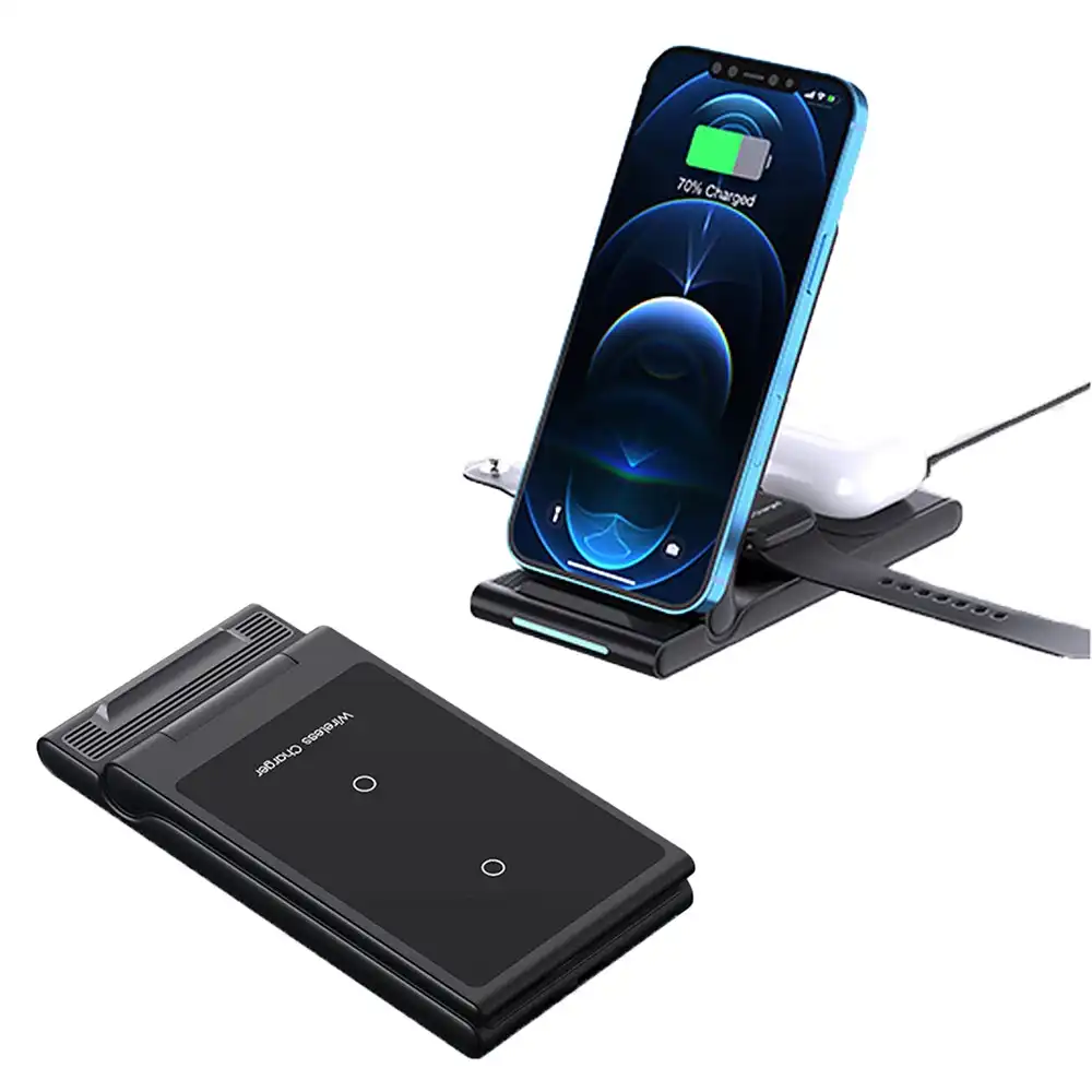 3 in 1 Foldable Wireless Charging Dock Station