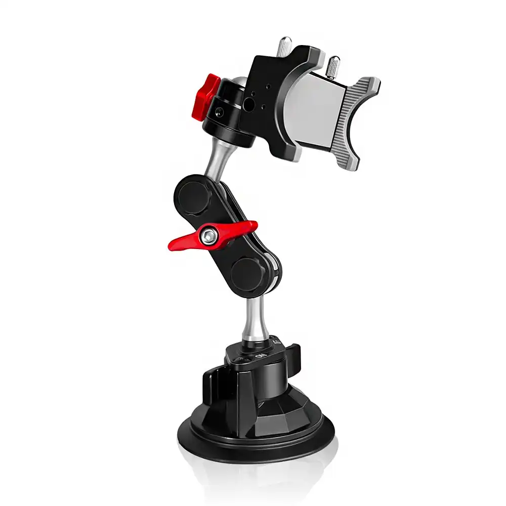 Car 360 Rotating Phone Holder Mount Adhesive Suction Cup Universal Ball Head Arm