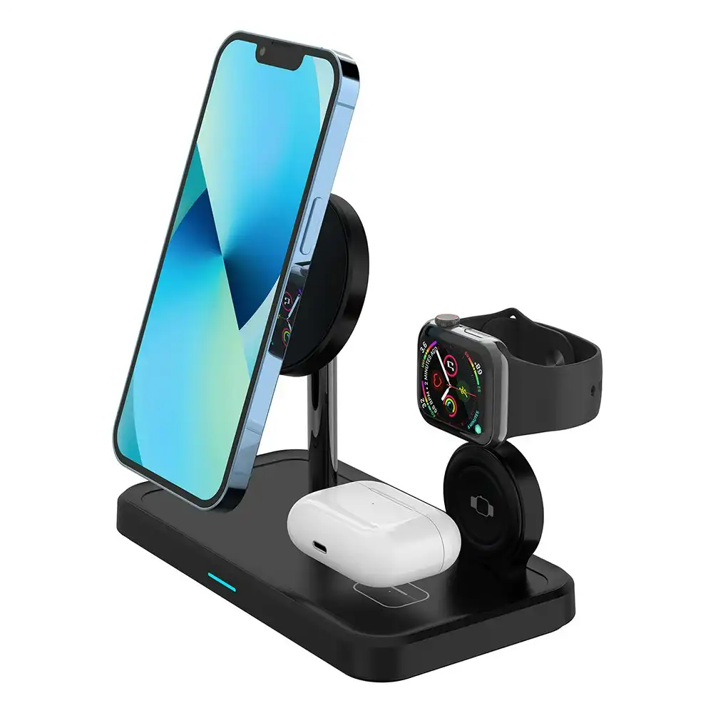 15W Magnetic 3-in-1 Wireless Charger Dock Station For iPhone