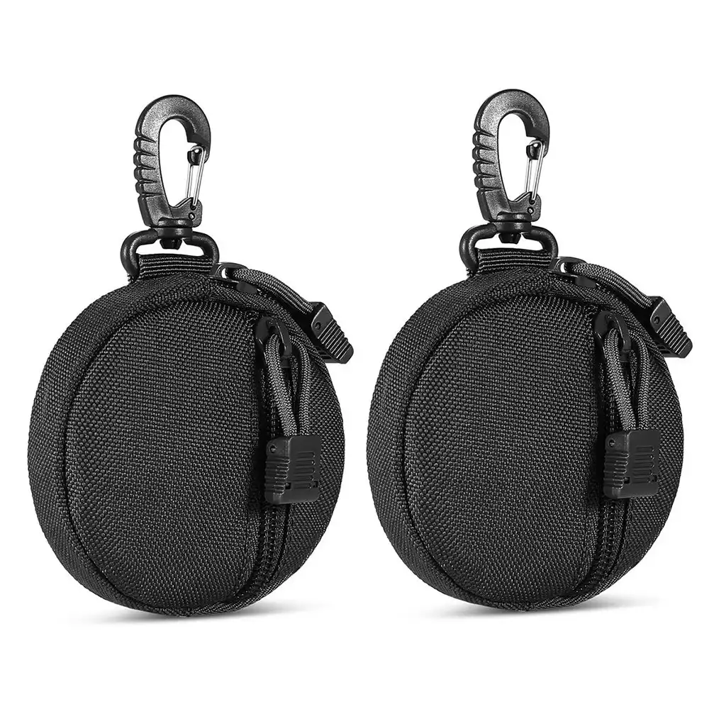 2pcs Tactical Wallet Pocket Military Accessories Bag Portable Mini Bag Key Bag