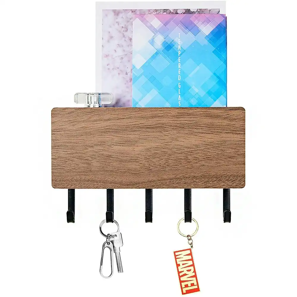 Wall-mounted Mini Wall Mount Mail Letter and Key Rack Holder Organizer