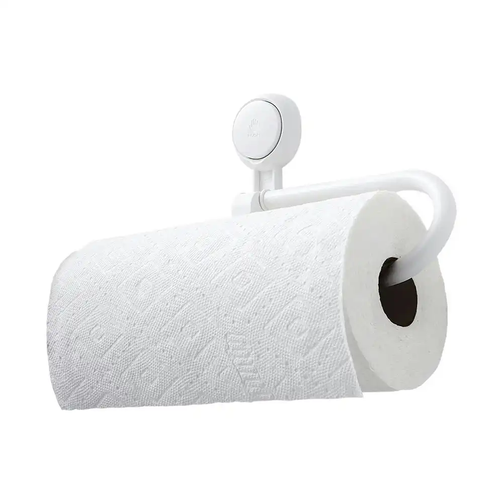 Wall Mount Towel Rack Suction Cup Paper Towel Holder for Kitchen Paper Roll
