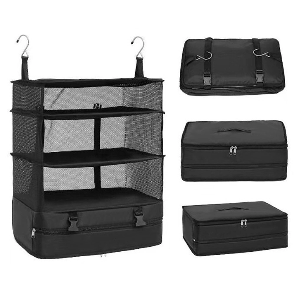 Travel Storage Bag Hook Hanging Organizer Wardrobe Clothes Storage Rack