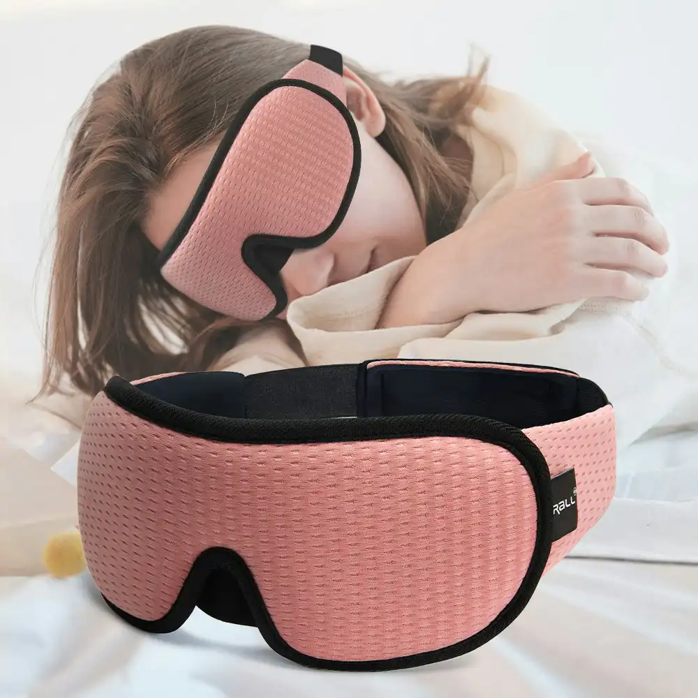 3D Sleeping Mask Block Out Light Sleep Mask For Eyes Soft Sleeping Aid Eye Mask