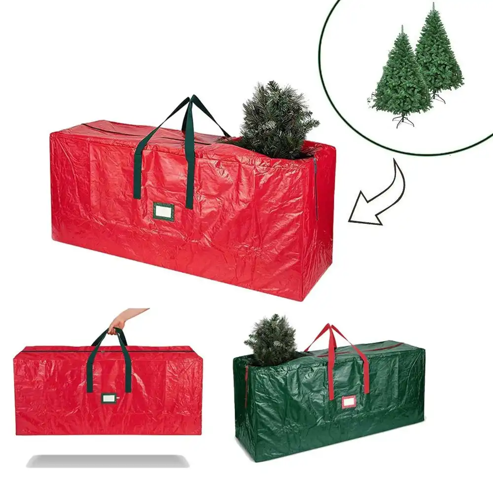 Heavy Duty Christmas Tree Storage Bag Fits 9FT Tall Xmas Trees Waterproof Xmas Tree Bag