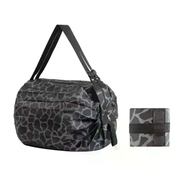 Folding eco-friendly shopping bag large-capacity portable shoulder bag