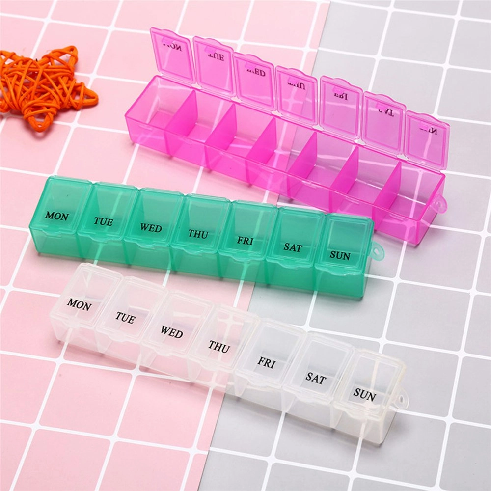 3Pcs 7 Days Medicine Box Weekly Tablet Holder Pill Storage Organizer