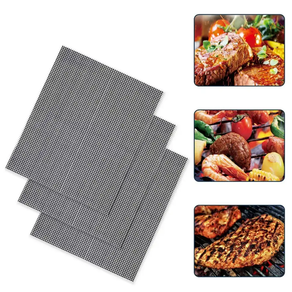 3 Pcs Baking Mat, and BBQ Mat to Cook Fish, Vegetables, Meats on Smoker or Grill