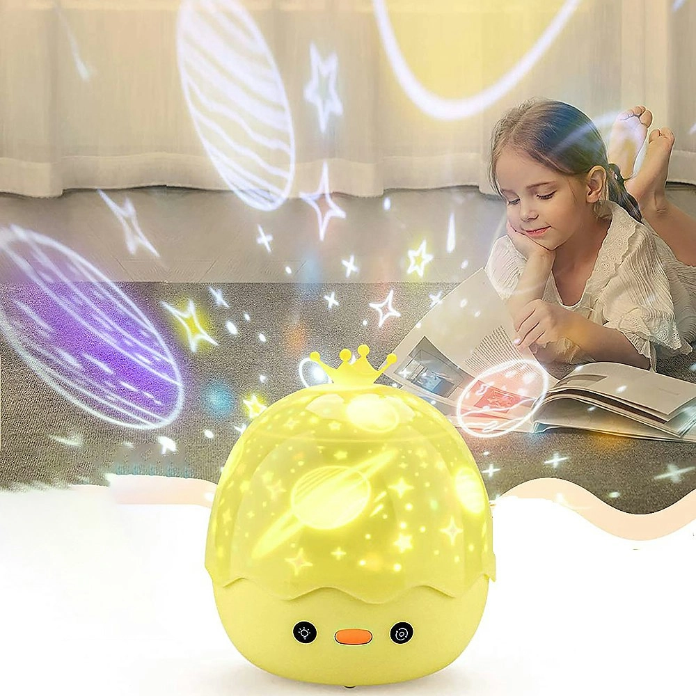 Star Night Light Projector 360 Degree Rotation Galaxy Projector For Bedroom