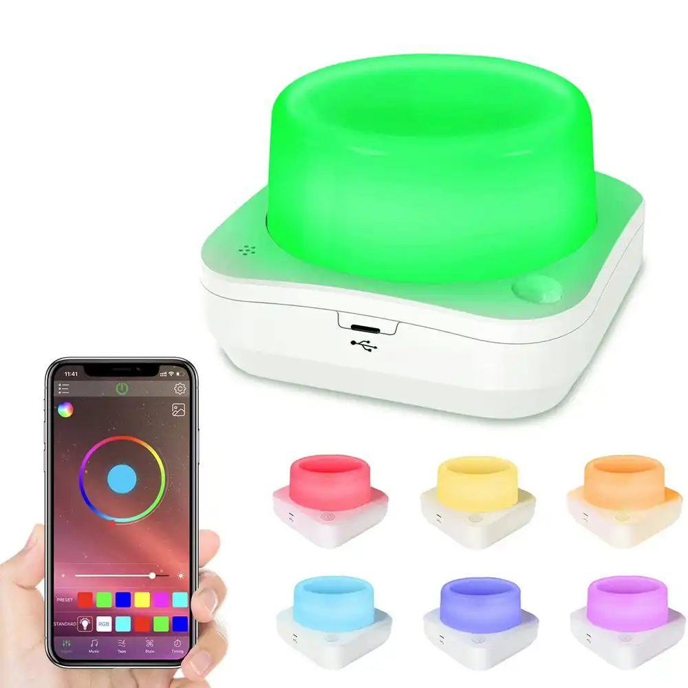LED Night Light RGB Color Changing Ambient Light Human Body Induction Light