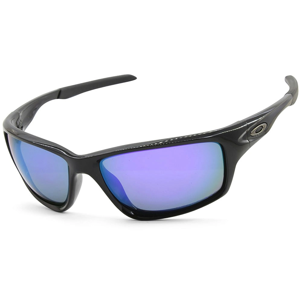 Oakley Canteen Polished Black/Violet Iridium Men's Polarised Sunglasses OO9225-07