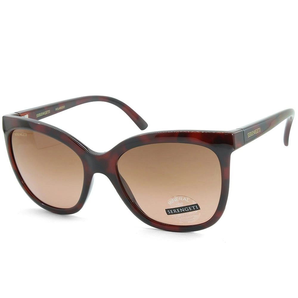 Serengeti Agata Shiny Tortoise/Brown Gradient Polarised Women's Sunglasses 8969