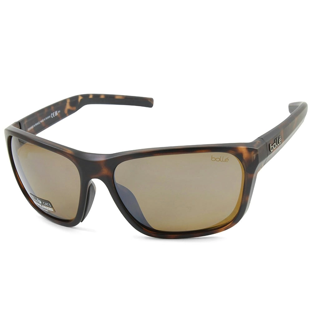 Bolle Strix Matte Tortoise/Brown Gun Polarised Men's Sunglasses BS022003