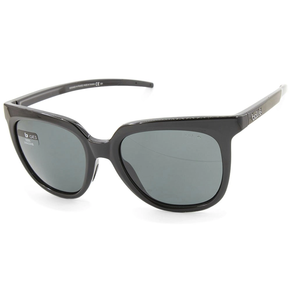 Bolle Glory Shiny Black/Grey TNS Women's Lifestyle Sunglasses BS028001