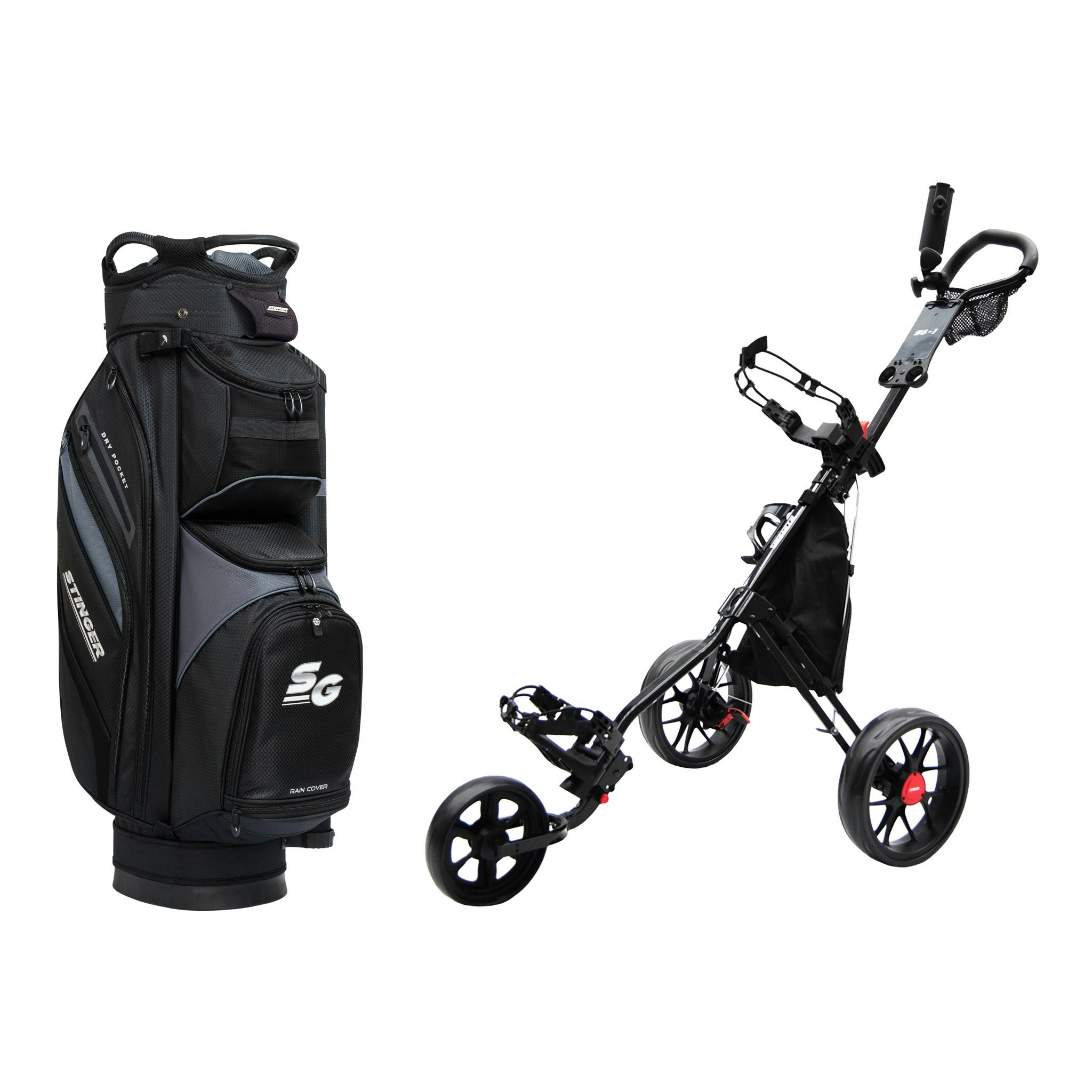 Stinger SG-1 Golf Buggy & Golf Bag Bundle