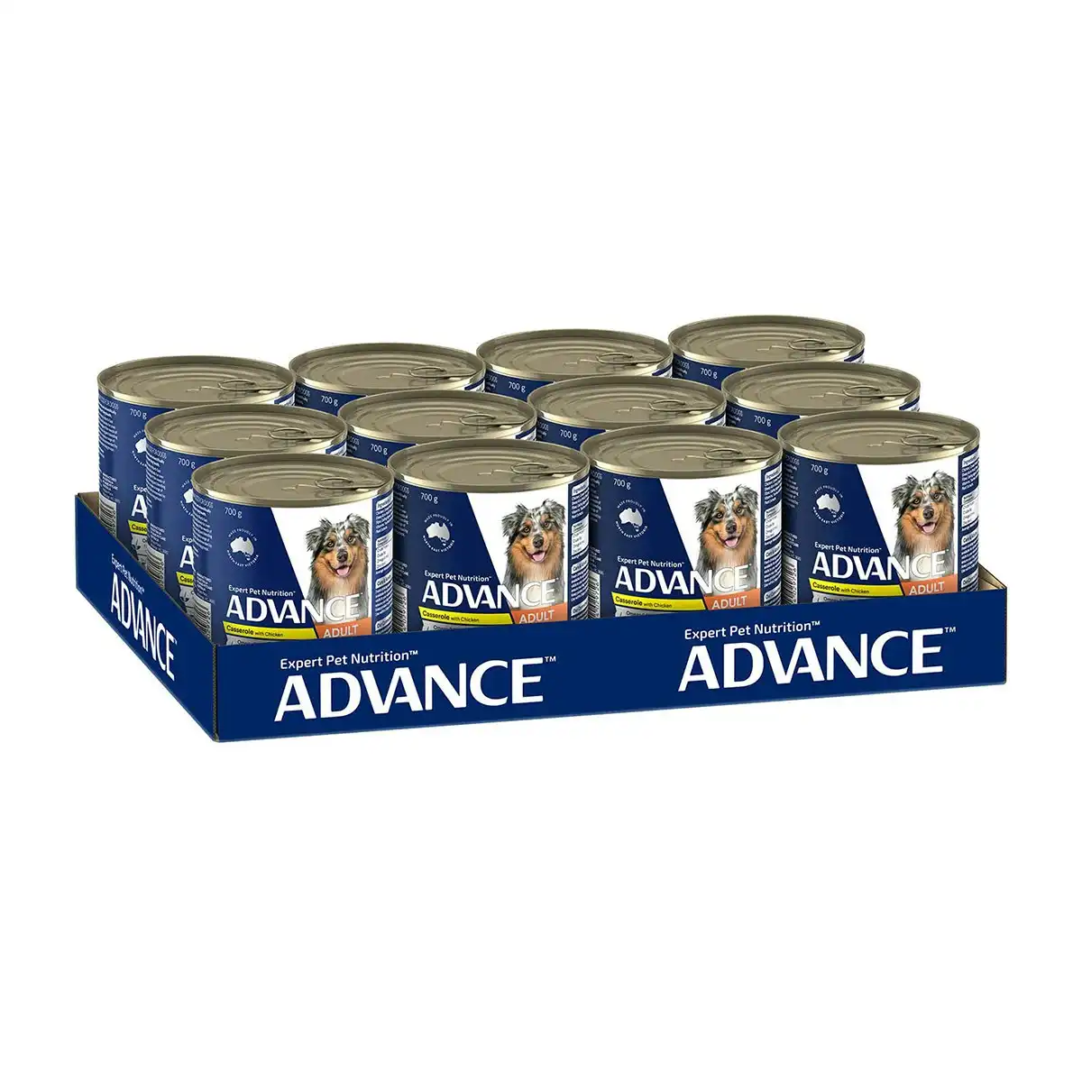 ADVANCE Adult All Breed Chicken Casserole Wet Dog Food (700G*12) 1 Pack