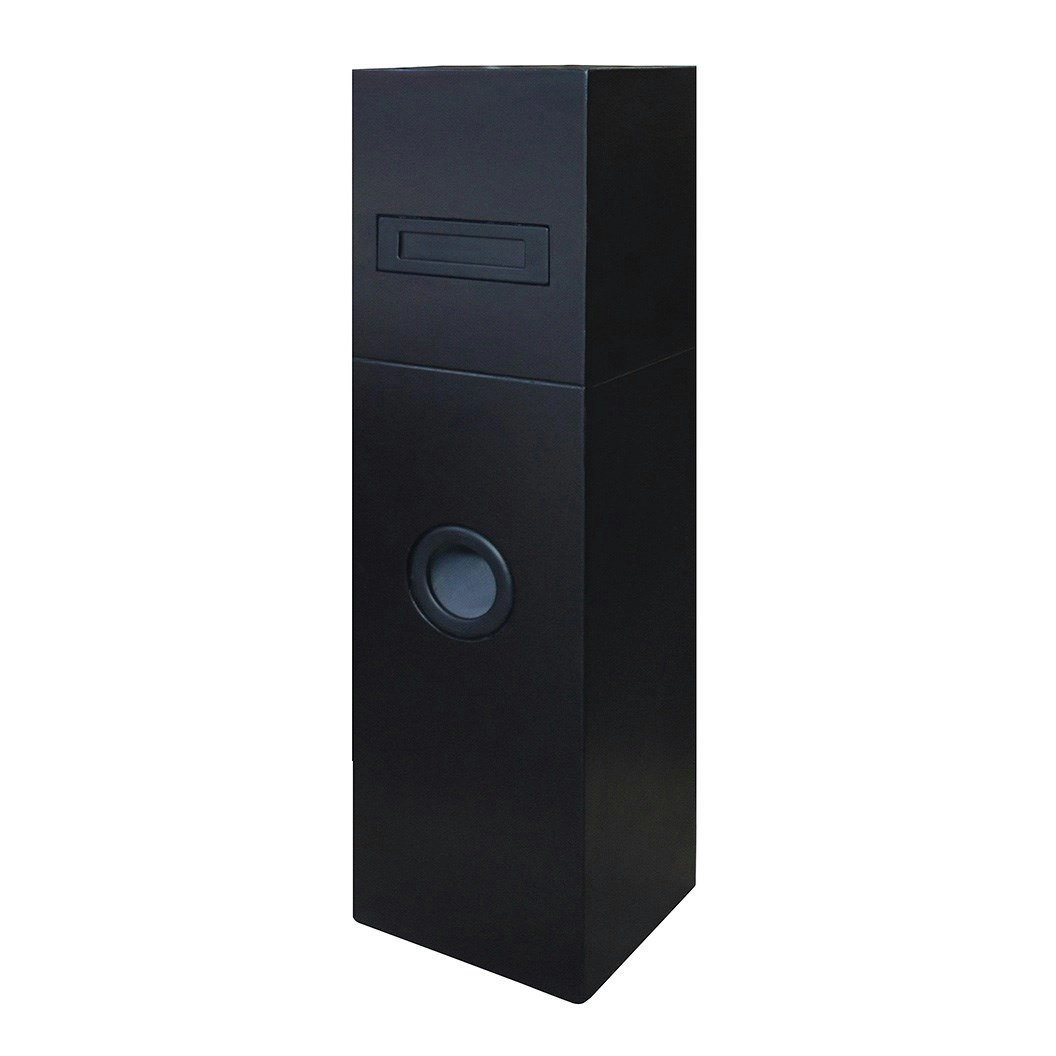 Pillar Letterbox Modeena Black